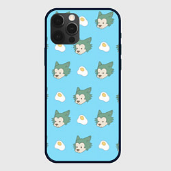 Чехол для iPhone 12 Pro Legosi pattern, цвет: 3D-черный