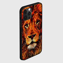 Чехол для iPhone 12 Pro LION, цвет: 3D-черный — фото 2