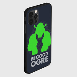 Чехол для iPhone 12 Pro Shrek: Im good ogre, цвет: 3D-черный — фото 2