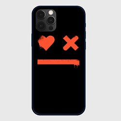 Чехол для iPhone 12 Pro Smile Love Death and Robots, цвет: 3D-черный