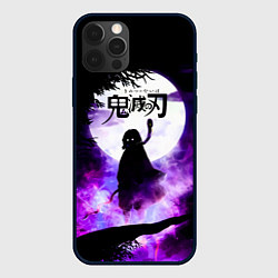 Чехол для iPhone 12 Pro Demon Slayer: Kimetsu no Yaiba, цвет: 3D-черный