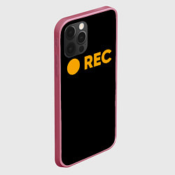 Чехол для iPhone 12 Pro REC, цвет: 3D-малиновый — фото 2