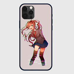 Чехол для iPhone 12 Pro Cyber Monika, цвет: 3D-черный