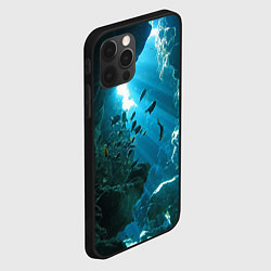 Чехол для iPhone 12 Pro Коралловые рыбки, цвет: 3D-черный — фото 2