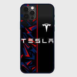 Чехол для iPhone 12 Pro TESLA MOTORS ТЕСЛА, цвет: 3D-черный