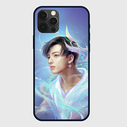 Чехол для iPhone 12 Pro Jeon BTS, цвет: 3D-черный