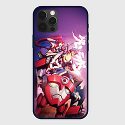 Чехол для iPhone 12 Pro Gurren Lagann, цвет: 3D-черный