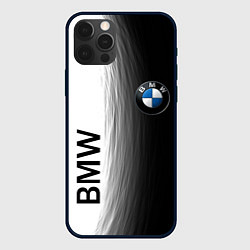 Чехол для iPhone 12 Pro Black and White BMW, цвет: 3D-черный
