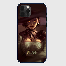 Чехол для iPhone 12 Pro Lady Alcina Dimitrescu, цвет: 3D-черный