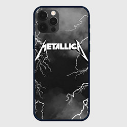 Чехол iPhone 12 Pro METALLICA РАЗРЯД МОЛНИИ