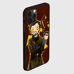 Чехол для iPhone 12 Pro Anime Adam Jensen, цвет: 3D-черный — фото 2