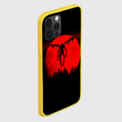 Чехол для iPhone 12 Pro Death Note Рюк силуэт, цвет: 3D-желтый — фото 2