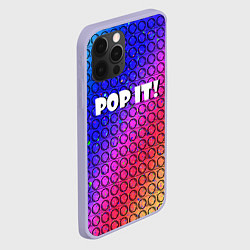 Чехол для iPhone 12 Pro Pop It! Simple Dimple, цвет: 3D-светло-сиреневый — фото 2