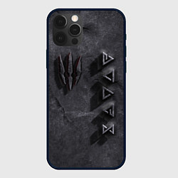 Чехол iPhone 12 Pro THE WITCHER КАМЕНЬ