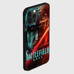 Чехол для iPhone 12 Pro Battlefield 2042 Soldier face, цвет: 3D-черный — фото 2