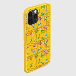 Чехол для iPhone 12 Pro Конфеты, цвет: 3D-желтый — фото 2