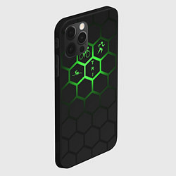 Чехол для iPhone 12 Pro Триатлон спортсмены, цвет: 3D-черный — фото 2