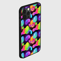 Чехол для iPhone 12 Pro Ночные фонарики-светлячки, цвет: 3D-черный — фото 2