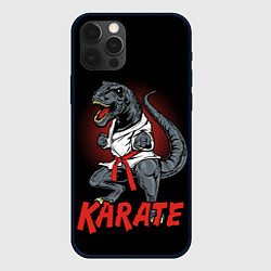 Чехол для iPhone 12 Pro KARATE T-REX, цвет: 3D-черный