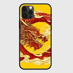 Чехол iPhone 12 Pro Китайский Дракон, China Dragon