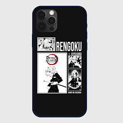 Чехол для iPhone 12 Pro Rengoku, цвет: 3D-черный