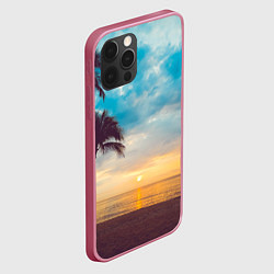 Чехол для iPhone 12 Pro Пейзаж, цвет: 3D-малиновый — фото 2