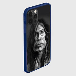 Чехол для iPhone 12 Pro Steven Tyler AEROSMITH Z, цвет: 3D-тёмно-синий — фото 2