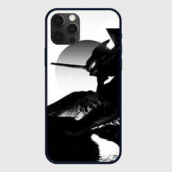 Чехол для iPhone 12 Pro ЗАКАТ ЕВАНГЕЛИОН, цвет: 3D-черный