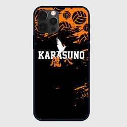 Чехол для iPhone 12 Pro KARASUNO КАРАСУНО, цвет: 3D-черный