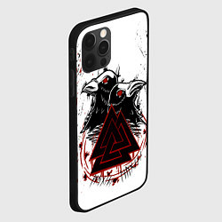 Чехол для iPhone 12 Pro VALKNUT RUNES Z, цвет: 3D-черный — фото 2