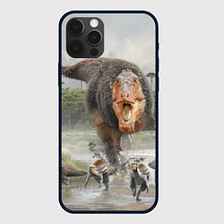 Чехол для iPhone 12 Pro Т-Рекс Динозавр Dino Z, цвет: 3D-черный