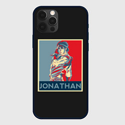 Чехол для iPhone 12 Pro Jonathan JoJo, цвет: 3D-черный