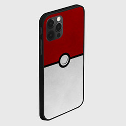 Чехол для iPhone 12 Pro Покебол, цвет: 3D-черный — фото 2