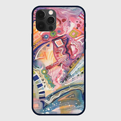 Чехол для iPhone 12 Pro MULT, цвет: 3D-черный