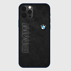 Чехол iPhone 12 Pro BMW LOGO AND INSCRIPTION