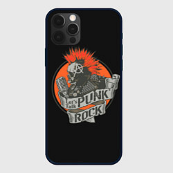 Чехол для iPhone 12 Pro Punk Rock, цвет: 3D-черный