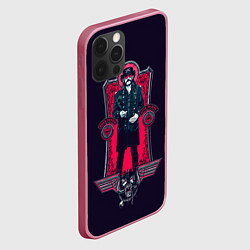 Чехол для iPhone 12 Pro King Lemmy, цвет: 3D-малиновый — фото 2