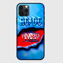 Чехол для iPhone 12 Pro ACDC - The Razor’s Edge, цвет: 3D-черный