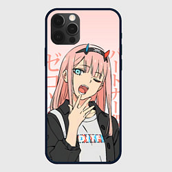 Чехол для iPhone 12 Pro Zero Two Darling in the Franxx, цвет: 3D-черный