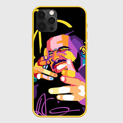 Чехол для iPhone 12 Pro Drake, цвет: 3D-желтый