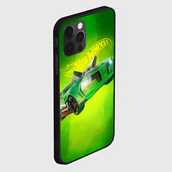 Чехол для iPhone 12 Pro Hot Wheels Хот Вилс, цвет: 3D-черный — фото 2