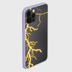 Чехол для iPhone 12 Pro Яркая молния, цвет: 3D-светло-сиреневый — фото 2