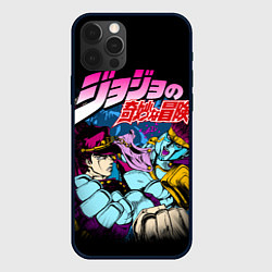 Чехол для iPhone 12 Pro Джотаро Star Platinum, JoJos Bizarre Adventure, цвет: 3D-черный