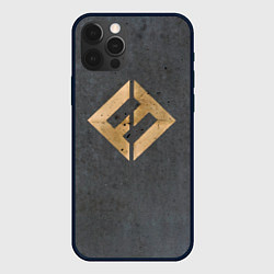 Чехол для iPhone 12 Pro Concrete and Gold - Foo Fighters, цвет: 3D-черный