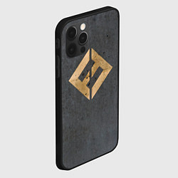 Чехол для iPhone 12 Pro Concrete and Gold - Foo Fighters, цвет: 3D-черный — фото 2