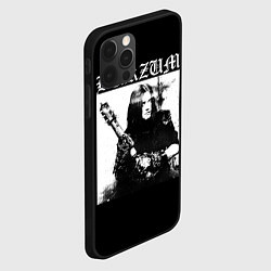 Чехол для iPhone 12 Pro BURZUM Бурзум, цвет: 3D-черный — фото 2