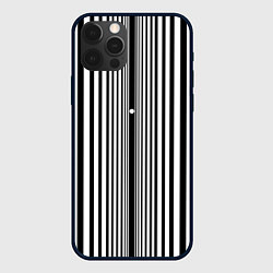 Чехол для iPhone 12 Pro Эффект Доплера, цвет: 3D-черный