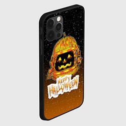 Чехол для iPhone 12 Pro ТЫКВА КОСМОНАВТ SPACE HALLOWEEN, цвет: 3D-черный — фото 2