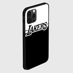 Чехол для iPhone 12 Pro Kobe Bryant - Los Angeles Lakers, цвет: 3D-черный — фото 2