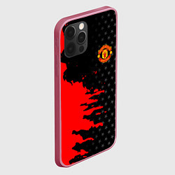 Чехол для iPhone 12 Pro МАНЧЕСТЕР ЮНАЙТЕД FCMU MANCHESTER UNITED RED DEVIL, цвет: 3D-малиновый — фото 2